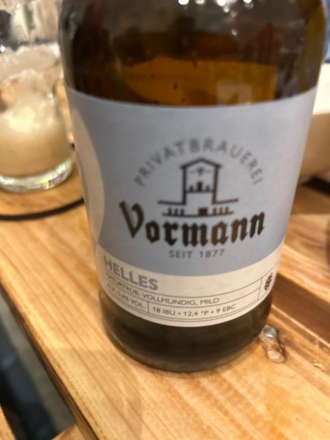 Vormann Helles, Vormann Privat-Brauerei