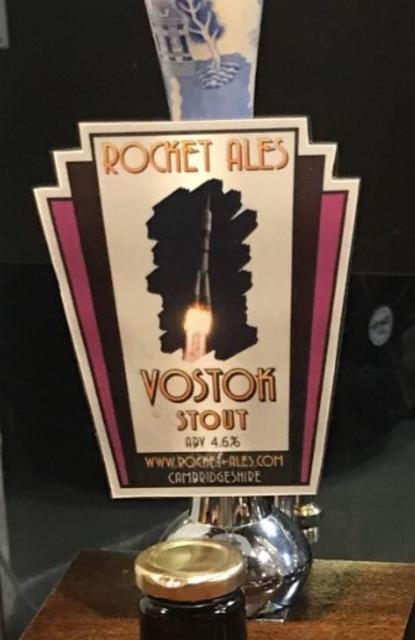 Vostok Stout 4.6%, Rocket Ales Limited, England