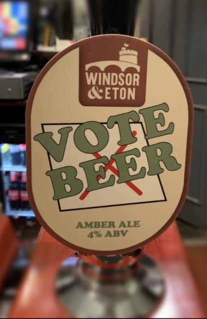 Vote Beer 4.0%, Windsor & Eton Brewery, England