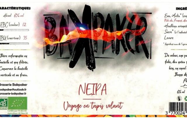 Voyage En Tapis Volant 6.0%, Brasserie Bakpaker, France