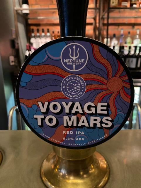 Voyage to Mars 5.2%, Neptune Brewery Limited, England