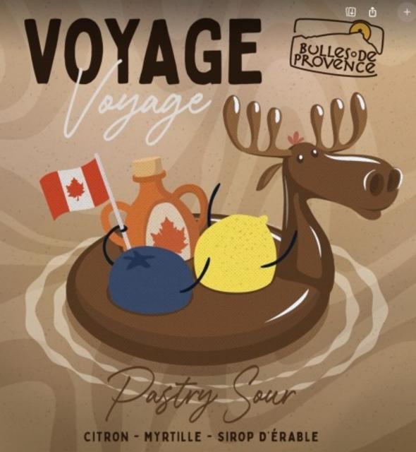 Voyage Voyage Au Canada 6.0%, Bulles De Provence - Brasserie De Puyricard, France