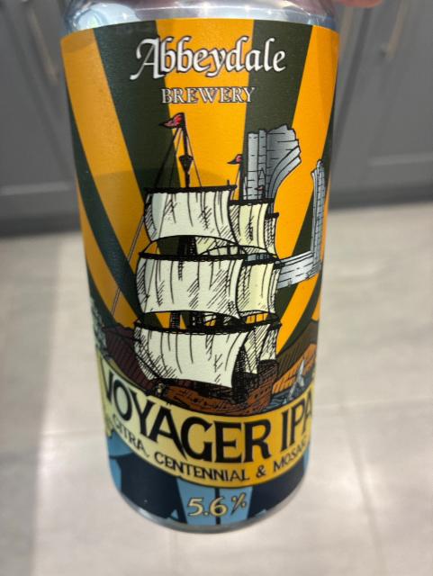 Voyager IPA: citra, centennial & mosaic 5.6%, Abbeydale Brewery, England