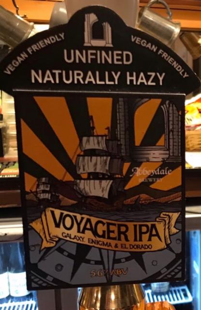 Voyager IPA: Galaxy, Enigma & El Dorado 5.6%, Abbeydale Brewery, England