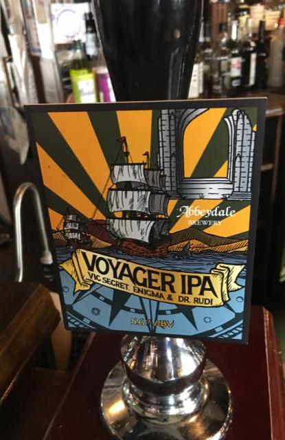 Voyager IPA No.10: Vic Secret, Enigma & Dr.Rudi 5.6%, Abbeydale Brewery, England