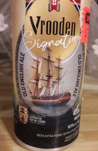 Vrooden Old English Ale 10.0%, Brasserie Vrooden, Canada