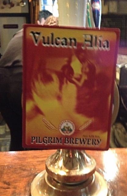 Vulcan Alia 4.3%, Pilgrim Brewery, England