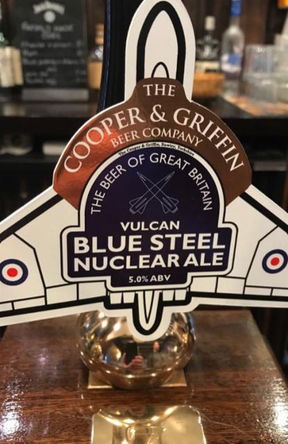 Vulcan Bomber Blue Steel Nuclear Ale 5.0%, Pheasantry Brewery, England