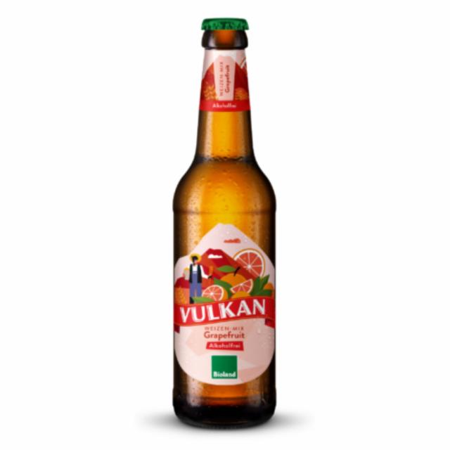 Vulkan Weizen-Mix Grapefruit alkoholfrei 0.3%, Vulkan Brauerei, Germany