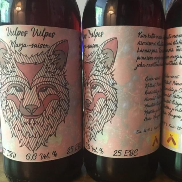 Vulpes Vulpes Marja-Saison 6.5%, Tampereen Insinööripanimo, Finland