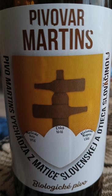 Výčapné svetlé, Pivovar Martins