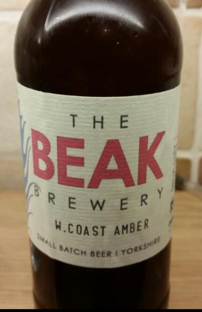 W.Coast Amber 5.8%, Beak Brewery, England