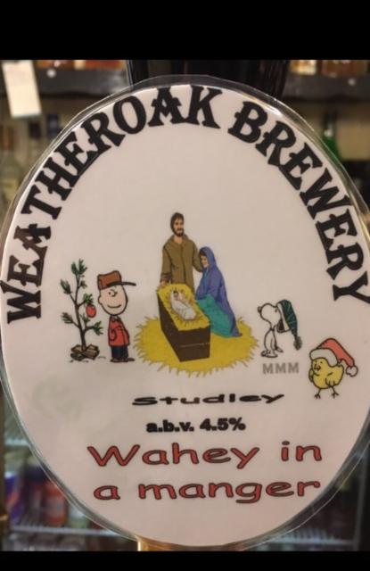 Wahey In A Manger 4.5%, Weatheroak Brewery Ltd, England