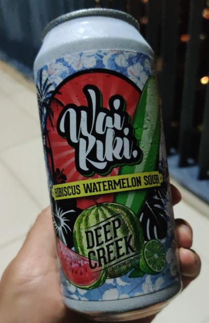 Waikiki hibiscus watermelon sour 5.0%, Deep Creek Brewing Co., New Zealand