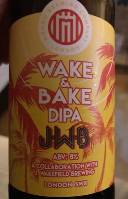 Wake & Bake 8.0%, Mondo Brewing Company, England