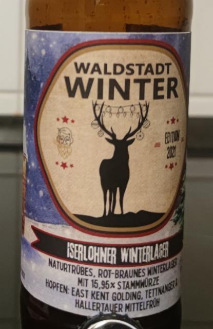 Waldstadt winter 6.8%, Waldstadt Brauerei Iserlohn, Germany