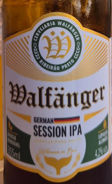Walfänger German Session IPA 4.2%, Cervejaria Walfänger, Brazil
