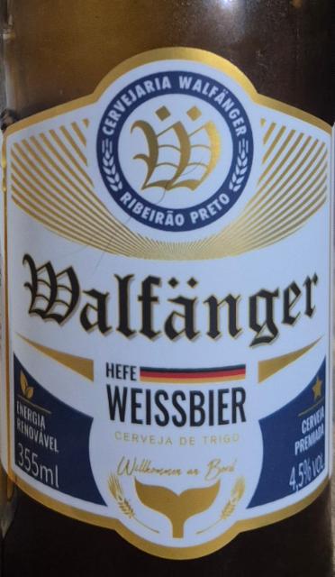 Walfànger Hefe Weissbier 4.5%, Cervejaria Walfänger, Brazil