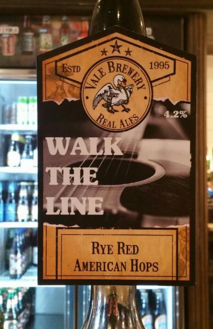 Walk The Line 4.2%, Vale Brewery, England