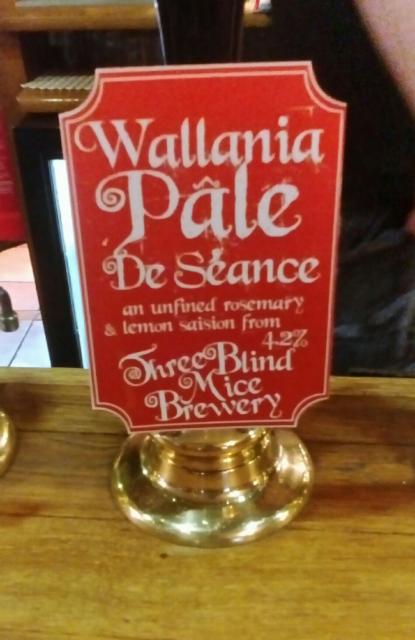 Wallania Pale De Seance 4.2%, Three Blind Mice Brewery, England