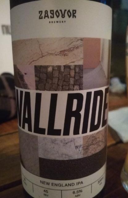 Wallride 6.5%, Zagovor Brewery, Russia