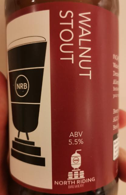 Walnut Stout 5.5%, North Riding Brewery, England