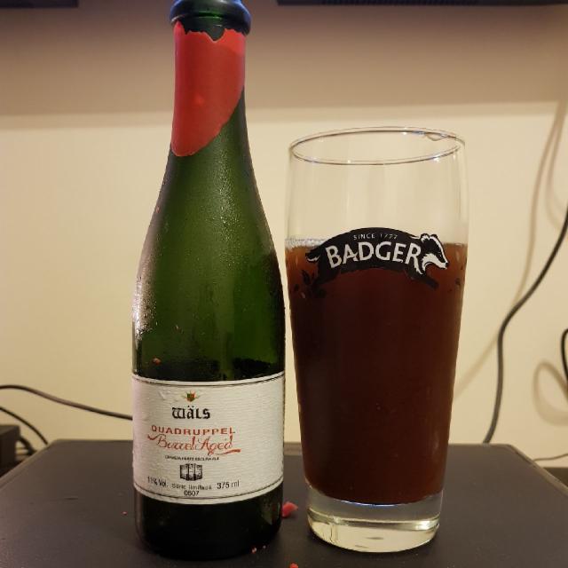 Wals Quadruppel Barrel Aged 11.0%, Cervejaria Wäls (AB InBev), Brazil