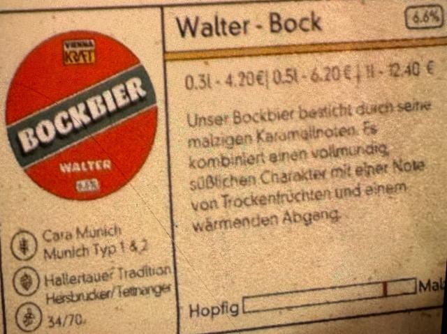Walter: Bock, Vienna Kraft