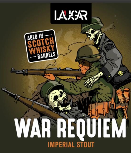 war requiem 10.5%, Laugar Brewery, Spain