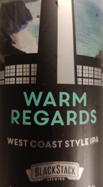 Warm Regards 7.2%, BlackStack Brewing, United States