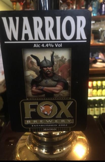 Warrior 4.4%, Fox Brewery, England