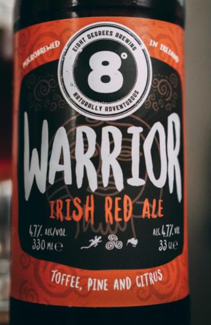 Warrior 4.7%, Eight Degrees Brewing, Ireland