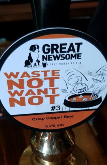 Waste Not Want Not #3 5.2%, Great Newsome Brewer, England