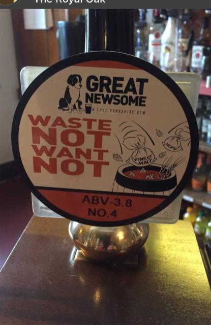 Waste Not Want Not #4 3.8%, Great Newsome Brewer, England