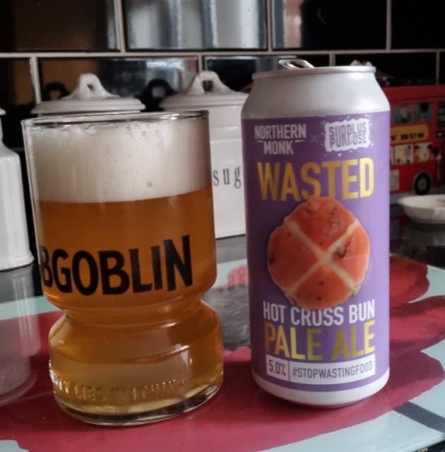 Wasted Hot Cross Bun Northen Monk 5.0%, Northern Monk Brew Co., England
