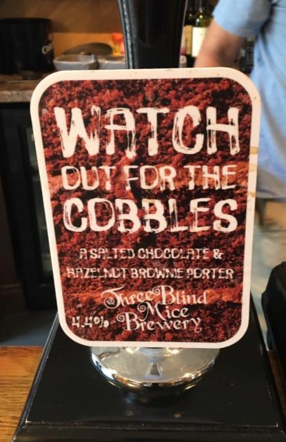 Watch Out For The Cobbles 4.4%, Three Blind Mice Brewery, England