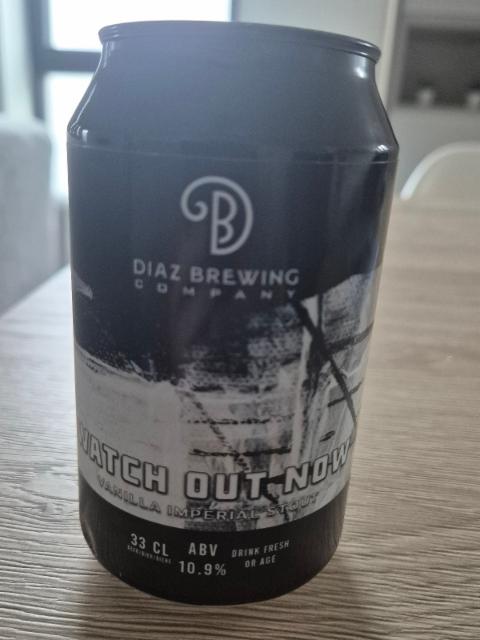 Watch out now 10.9%, Diaz Brewing Company, Belgium