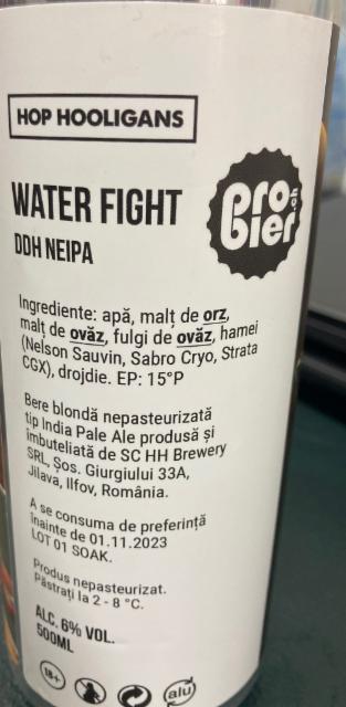 Water Fight 6.0%, Hop Hooligans, Romania