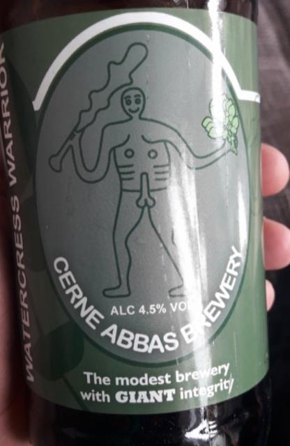 Watercress Warrior 4.5%, Cerne Abbas Brewery, England