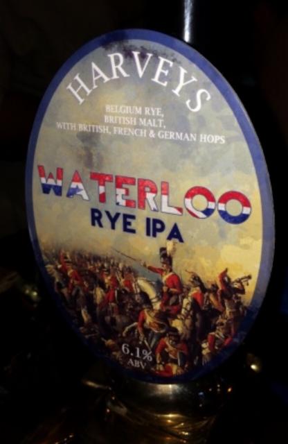 Waterloo Rye IPA 6.1%, Harvey's Brewery, England