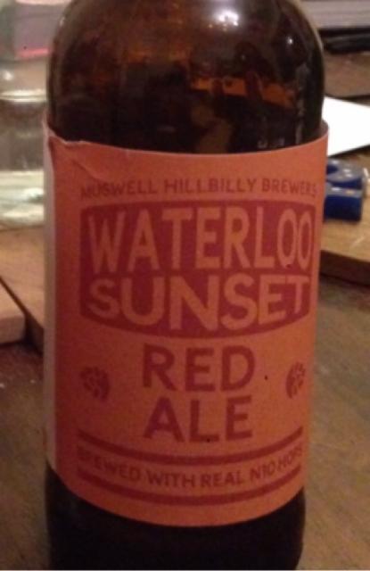 Waterloo Sunset 5.7%, Muswell Hillbilly Brewers Ltd, England