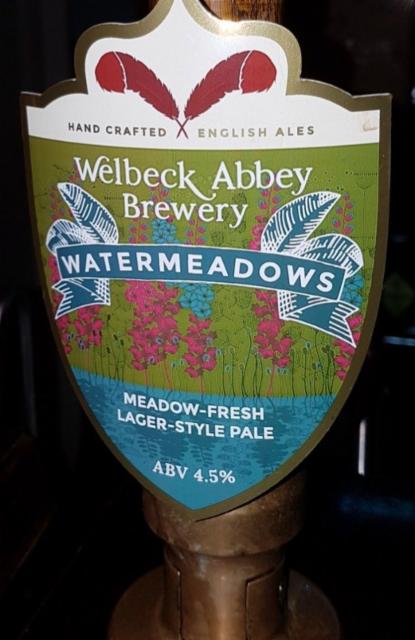 Watermeadows 4.5%, Welbeck Abbey Brewery, England