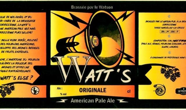 Watt's 5.5%, Brasserie Corrézienne, France
