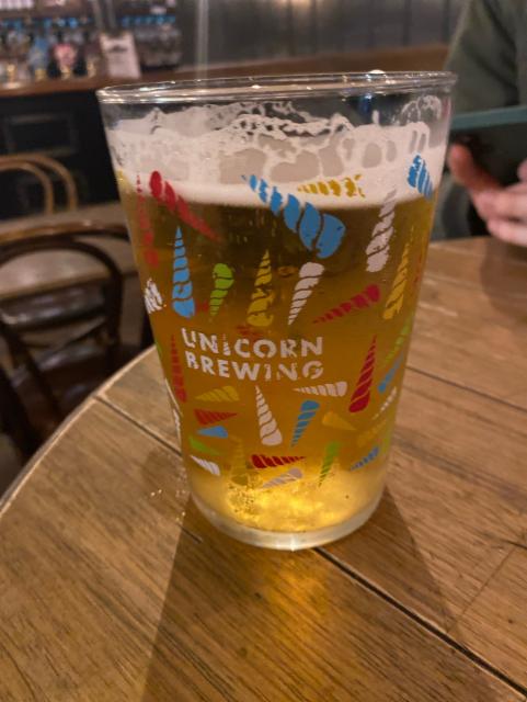 Wavelength lager 4.0%, Robinsons Brewery, England