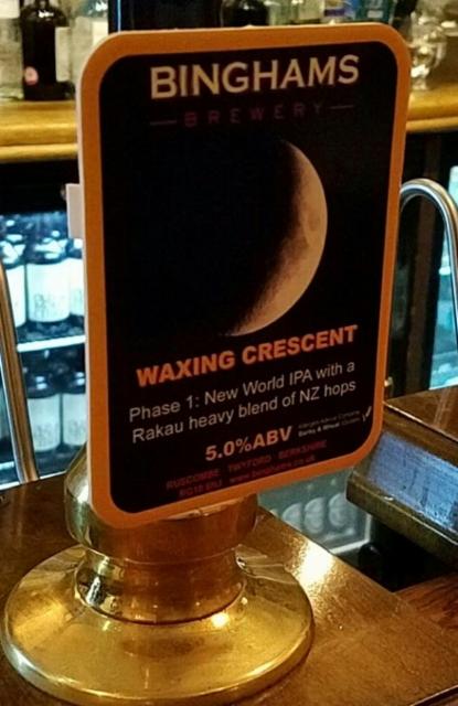 Waxing Crescent 5.0%, Binghams Brewery, England