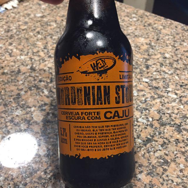 Way Beer Mordonian Stout 5.7%, Cervejaria Way Beer, Brazil