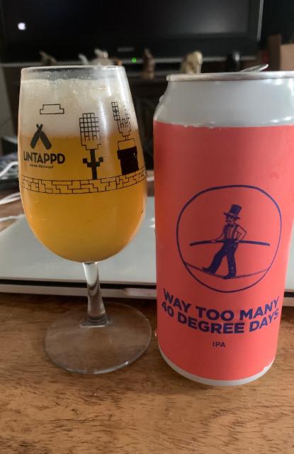 Way too many 40 degree days 7.2%, Pomona Island Brew Co, England