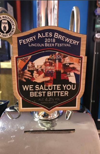 We Salute You 4.2%, Ferry Ales Brewery, England