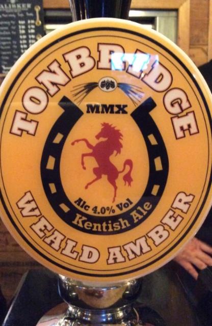 Weald Amber 4.0%, Tonbridge Brewery, England