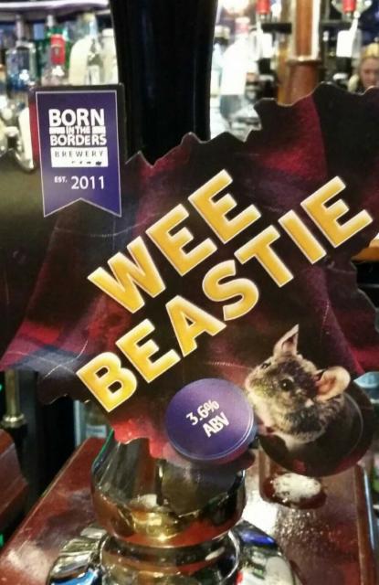 Wee Beastie 3.6%, Born in the Borders Brewery, Scotland